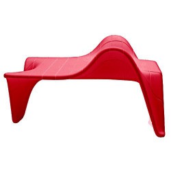 F3 tavolo basso Vondom rosso