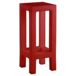 Jut Taburete alto sgabello rosso di Vondom