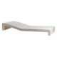 Jut Tumbona sunbathing Vondom white