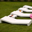 Jut Tumbona sunbathing Vondom white