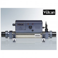 Réchauffeur Vulcan Analogique Titane 6kW Tri Piscine Hors-Sol et Enterrée