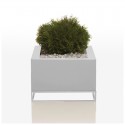 Pot Jardinière Vela land H40 Vondom white