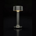 Table Light Imagilights Led Wireless Collection Moments Lava Grey Cylinder