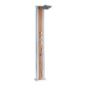 Shower hybrid Dada Formidra Inox and wood 37L