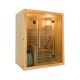 Sauna traditionnel Sense 3 places Pack complet avec Poêle Harvia 3,5 kW + pierres & accessoires