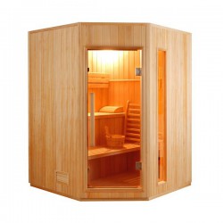 Sauna Vapeur Zen Angulaire 3-4 places - Selection VerySpas