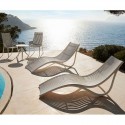 Lot de 4 Chaises Longues Vondom Ibiza Ecru