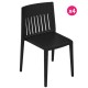 Lot de 4 Chaises Vondom Spritz noir