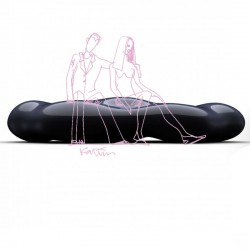 Banc Design Lava Vondom noir