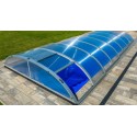 Pool-Schutz aus Aluminium und Polycarbonat 430 x 854 x 84