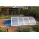 Pool shelter in Aluminum and Polycarbonate 390 x 642 x 75