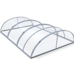 Zwembadschuilplaats in aluminium en polycarbonaat 390 x 642 x 75 Zwembadschuilplaats in aluminium en polycarbonaat 390 x 642 x 75