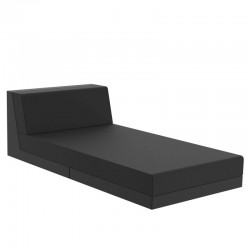 Mobili da giardino Vondon lounge Pixel modulo divano Vondom tessuto Silvertex nero