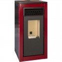 Stufa a pellet Escalor de 15Kw Bordeaux Vintage Frida