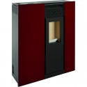 Pellet Stove Corridor Escalor of 10Kw Meissa Imperial Red