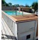 Piscina In acciaio inox CosyPool 350x600 H150 rettangolo