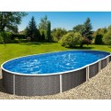 Pool Azuro oval rattan estilo 5.5x3.7x1.2