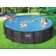 Pool Swing Elite Round Design rattan 427x107