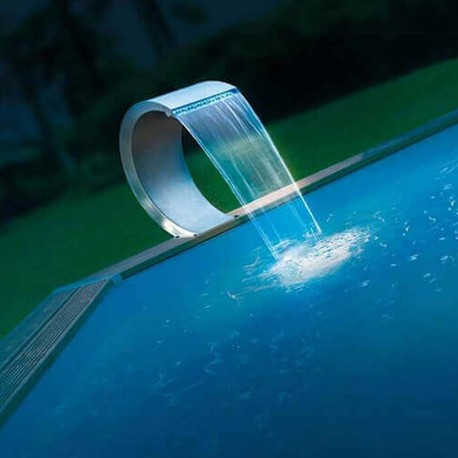 Cascade de piscine Mamba LED en Inox 316 L Cascade de piscine Mamba LED en Inox 316 L