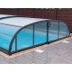 Pool Enclosure Low Telescopic Abrisol Tapia ready to install for pool 600 x 300