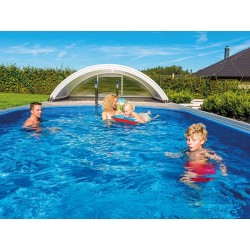 Rundpool Azuro Ibiza 460 H120 mit Sandfilter