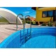 Piscine Ovale Ibiza Azuro 525x320 H150 avec Filtre à Sable