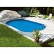 Piscine Ovale Ibiza Family 600 Luxe Enterrée