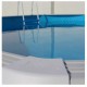 Rodada acima da piscina terrestre TOI Prestigio branco 350x132 com kit completo