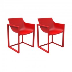 Fauteuil Wall Street Vondom Rouge