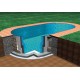 Piscina Oval Azuro Ibiza 350x700 H120