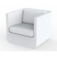 Fauteuil Lounge Ulm Vondom Blanc