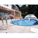 Ovaler Pool Ibiza Azuro 800x416 H120 mit Sandfilter