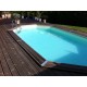 Pool Wood Ubbink Azura 610x400 H120cm Blue Liner