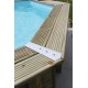 Pool Wood Ubbink Azura 610x400 H120cm Blue Liner
