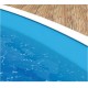 Piscine Ovale Ibiza Azuro 11x5 H150 liner bleu