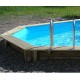 Pool Wood Sunwater 490x300 H120cm Blue Liner Ubbink