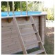 Piscine Bois Sunwater 490x300 H120cm Liner bleu Ubbink