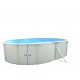 Above ground pool TOI Magnum oval 640x366xH132 Compact White