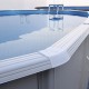 Piscina fuori terra TOI Magnum ovale 640x366xH132 Compact Bianco