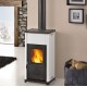 Poêle à bois Nordica Extraflame Tea 6.6kW blanc