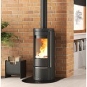 Stufa a legna rotonda Nordica Extraflame Marlena 7.5kW ghisa