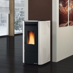 Poêle à granulés ventilé La Nordica Extraflame Ketty Evo 2.0 7kW Blanc