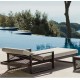 Chaise Longue Vondom The Factory aluminium Ecru