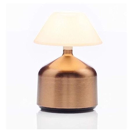 Lampada da tavolo Imagilights Led Maiden Piccola conica sabbia bronzo