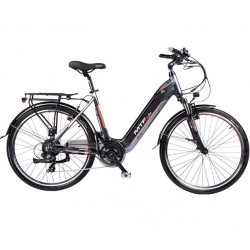 Bicicleta elétrica urbana MTF grande 2.4 26 polegadas 522Wh 36V/14.5Ah quadro 19'