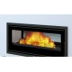 Pastilha de madeira Bronpi Cairo 90-D Double Face Vision 14kW com entrada de ar