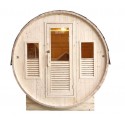 Outdoor sauna Gaïa Bella 3 places Holl's en Epicea