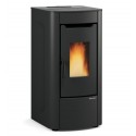 Stufa ventilata a pellet La Nordica Extraflame Sabry Prestige Line 7kW Nero