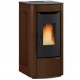 Geventileerde pelletkachel La Nordica Extraflame Sabry Prestige Line 7kW Zwart