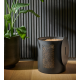 Stoccaggio pellet Dune Nero Frosted Nineteen Design